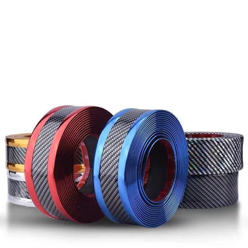 Automobile Door Strip Carbon Fiber Pedal Decoration Scratch Proof Protection