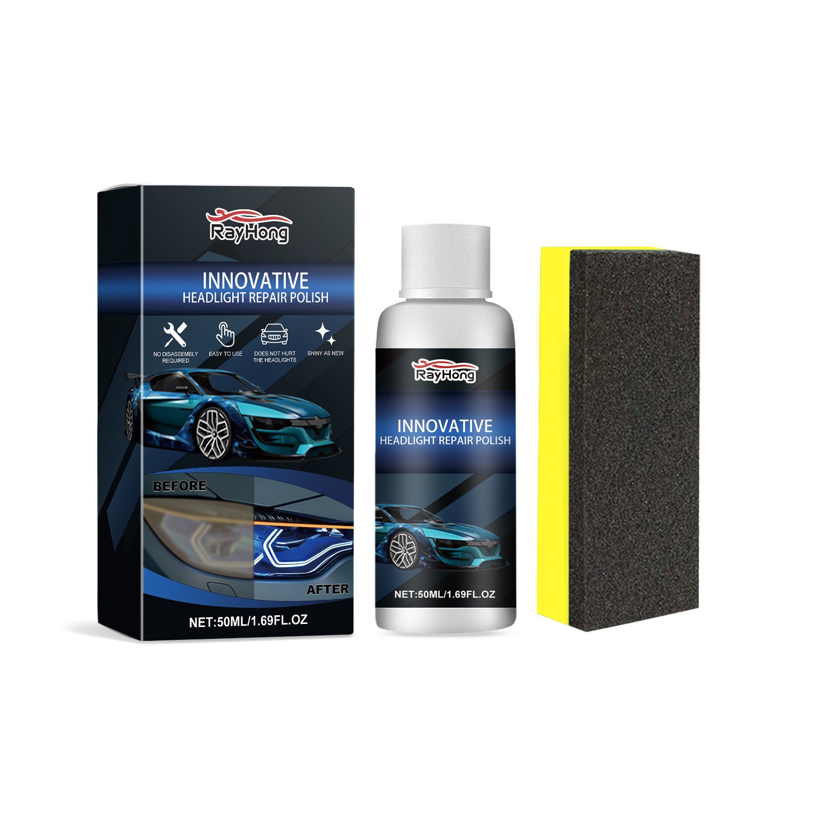 Car Headlight Care Solution Renovation Care Solution