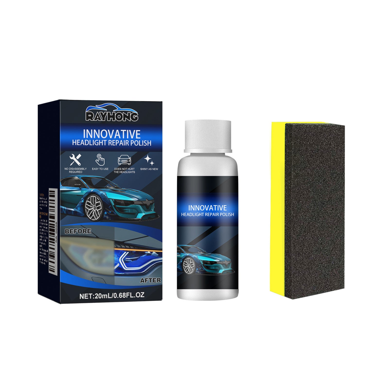 Car Headlight Care Solution Renovation Care Solution