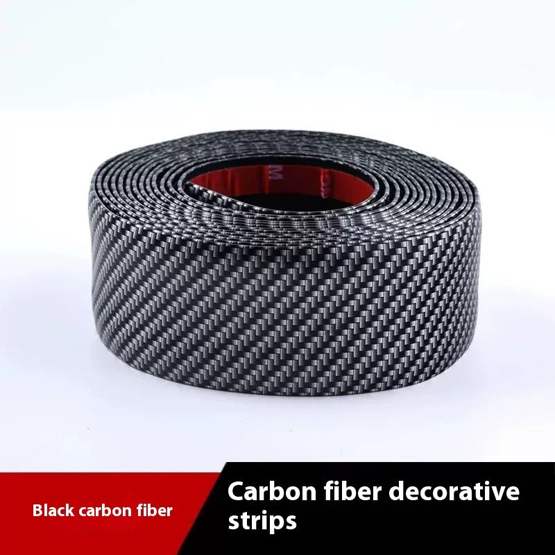 Automobile Door Strip Carbon Fiber Pedal Decoration Scratch Proof Protection