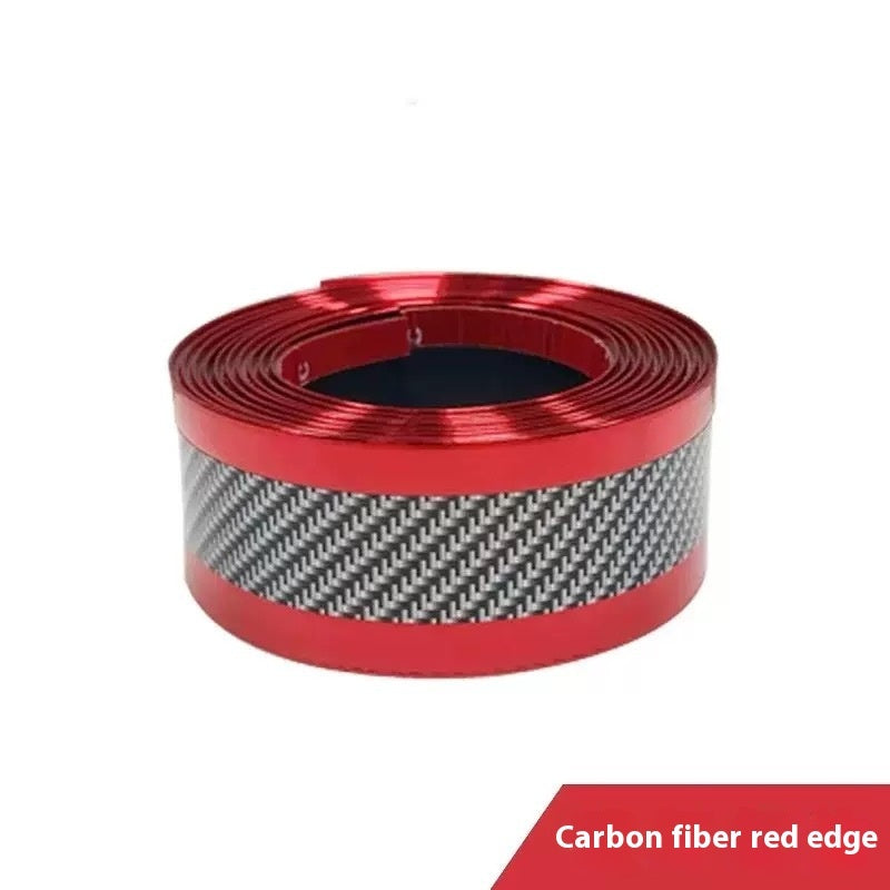 Automobile Door Strip Carbon Fiber Pedal Decoration Scratch Proof Protection